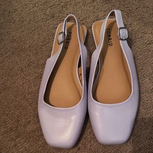 Torrid Women's Cream Slingback Flats